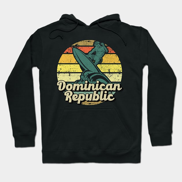 Dominican Republic surf Hoodie by SerenityByAlex